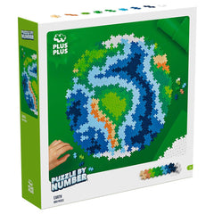 Plus - Plus Puzzle By Number Earth 800pcs PP3914 - Colorland Toys