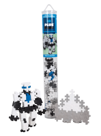 Plus - Plus Robot Tube 100pcs PP4105 - Colorland Toys