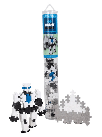 Plus - Plus Robot Tube 100pcs PP4105 - Colorland Toys