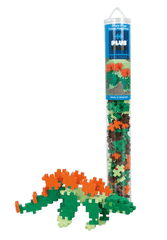 Plus - Plus Stegosaurus Tube 100pcs PP4093 - Colorland Toys