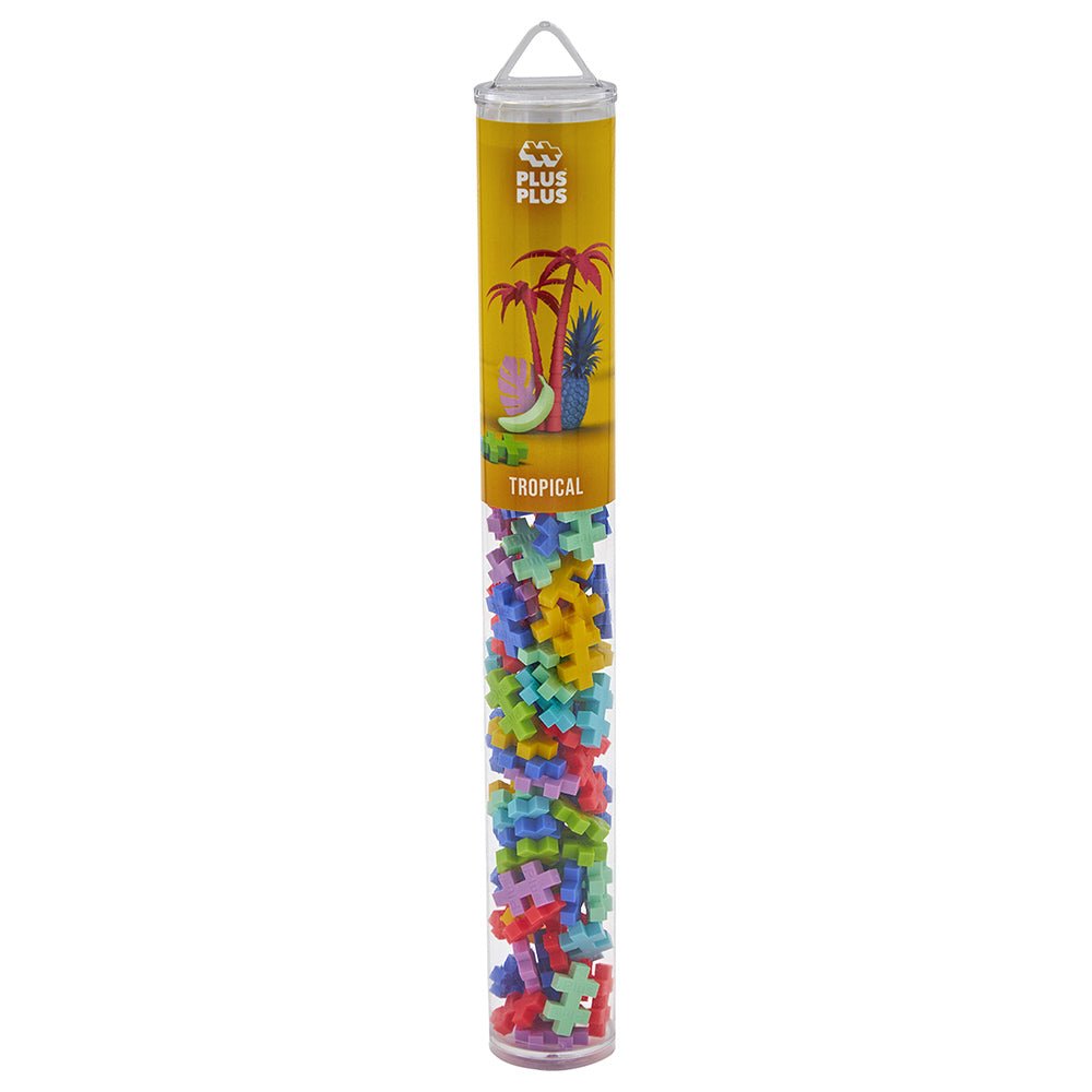 Plus - Plus Tropical Mix Tube 100pcs PP4264 - Colorland Toys