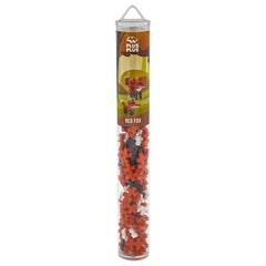 Plus - Plus Wild Animals Red Fox Tube 100pcs PP4272 - Colorland Toys