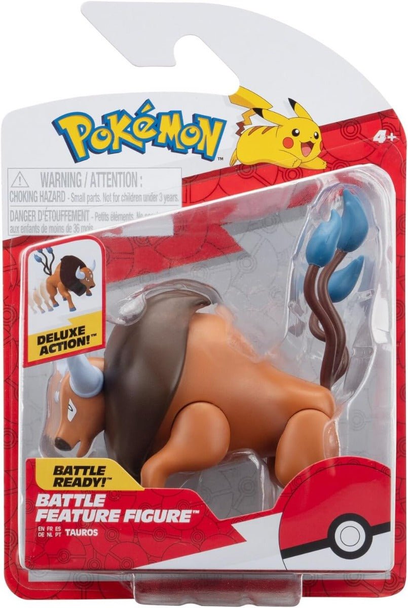 Pokemon Battle Feature Figure - Tauros Action Figure PKW3369/95135 - Colorland Toys