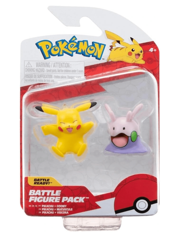 Pokemon Battle Figure 2 Pack Pikachu & Goomy — image 1