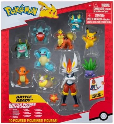 Pokemon Battle Figure Multi 10 Pack PKW2855 - Colorland Toys