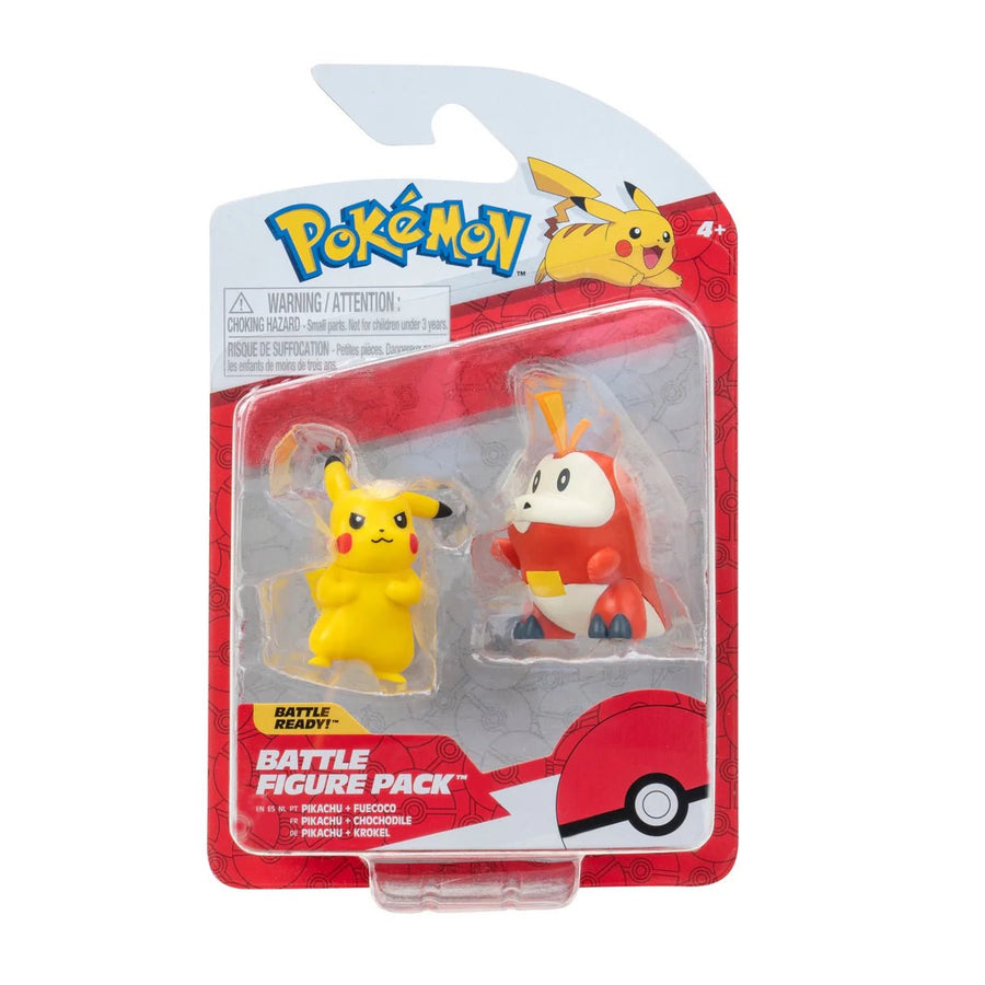 Pokemon Battle Figure Pack Generation IX - Pikachu & Fuecoco PKW3356/PKW3355