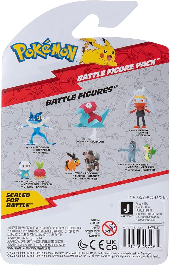 Pokemon Battle Figure Pack Generation IX - Pikachu & Quaxly PKW3357/PKW3355 — image 3
