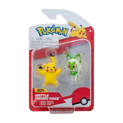 Pokemon Battle Figure Pack Generation IX - Pikachu & Sprigatito PKW3358 - Colorland Toys