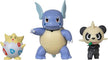 Pokemon Battle Figure Set Togepi + Wartotle + Pancham 3-Pack