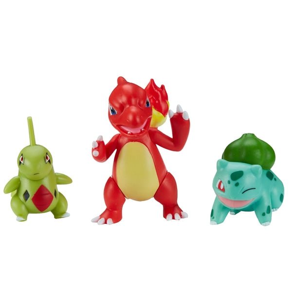Pokemon Charmeleon Bulbasaur Larvitar Battle Figure Set PKW0045 — image 1