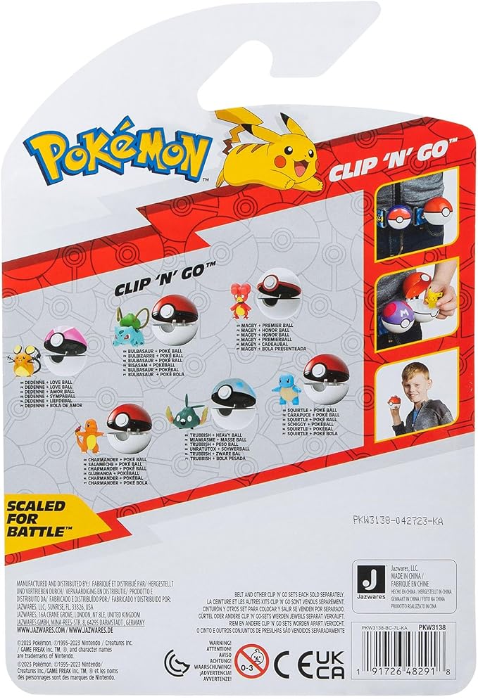 Pokemon Clip 'n Go Ball - Dedenne PKW3138/95057 — image 3
