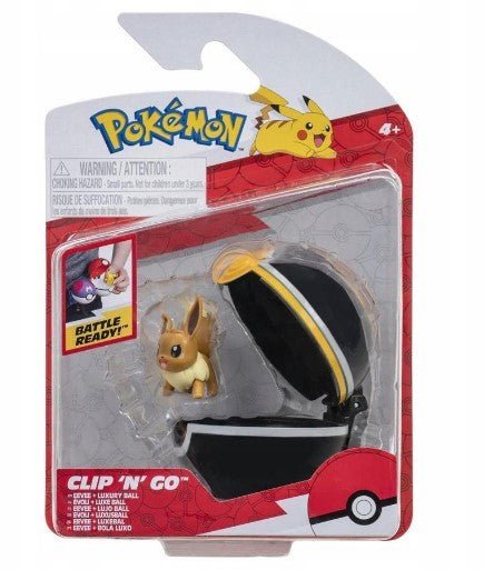 Pokemon Clip 'n Go Eevee & Luxury Ball PKW2663/95057