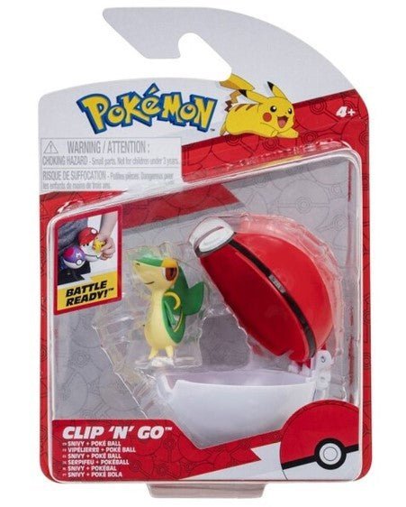 Pokemon Clip 'n Go Snivy & Poke Ball PKW2668/95057
