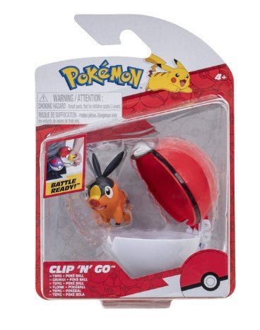 Pokemon Clip 'n Go Tepig & Poke Ball PKW2665/95057