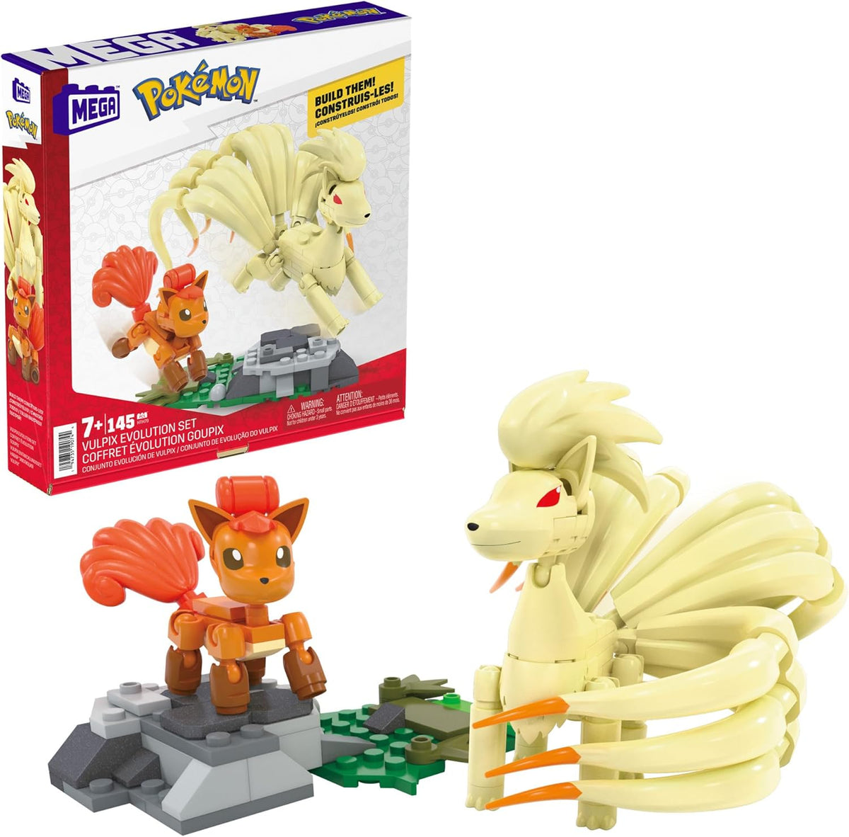 Pokémon Core Vulpix Evolution Set - Colorland Toys