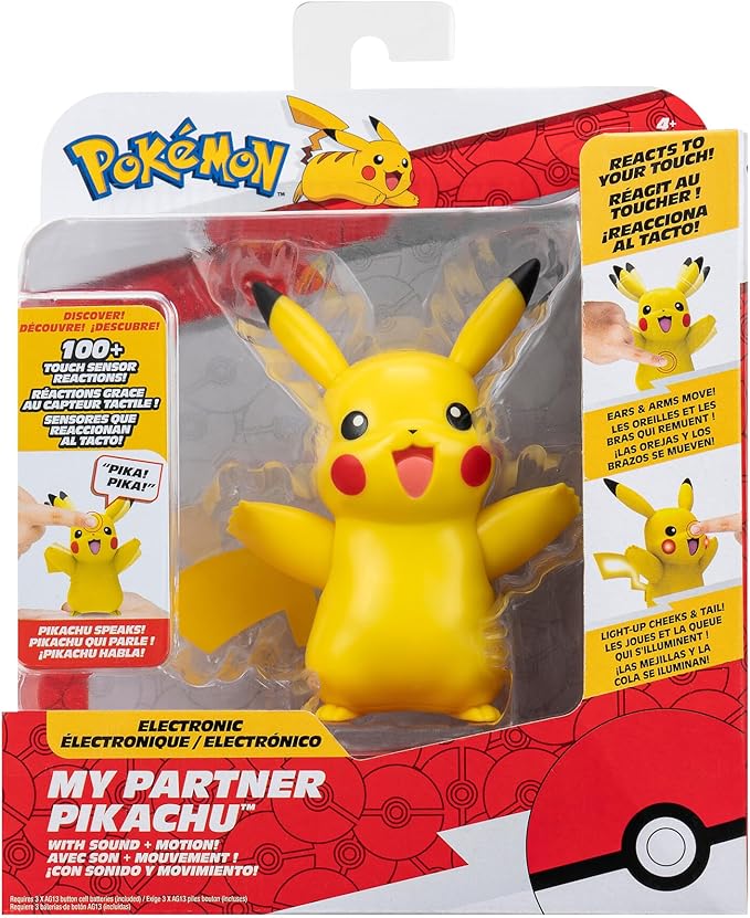 Pokemon Dlx Figure My Partner Pikachu PKW3901 — image 1