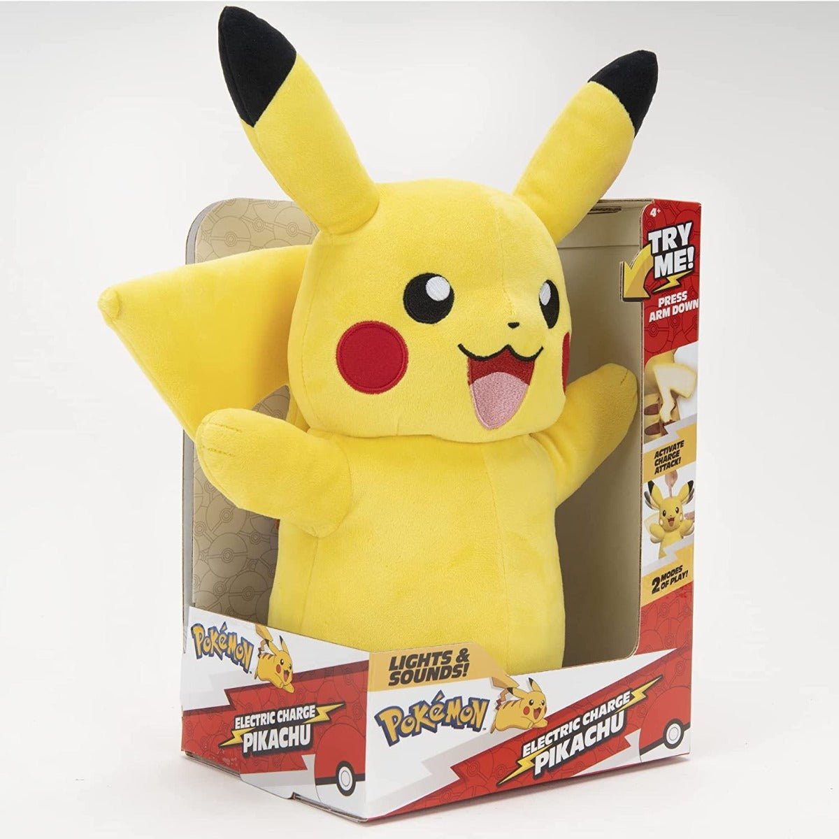 Pokemon Electric Charge Pikachu 10inch Plush PKW2365 - Colorland Toys