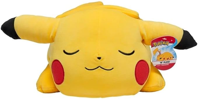 Pokemon Plush Sleeping Pickachu 18inch PKW0074/PKW2256 - Colorland Toys