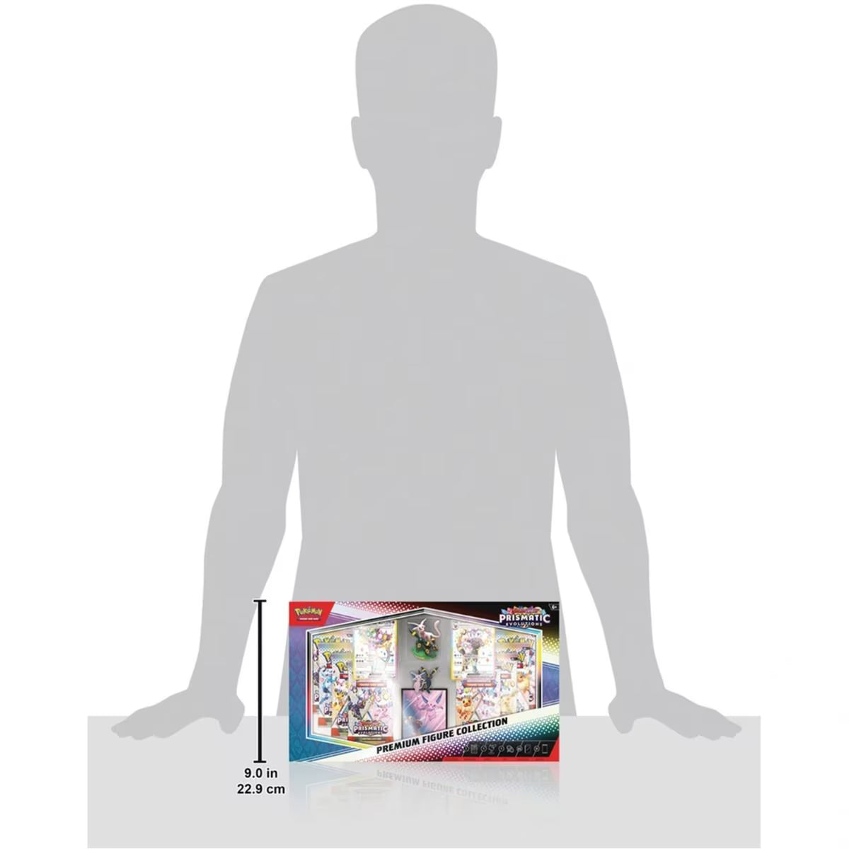 Pokémon TCG: Scarlet & Violet — Prismatic Evolutions Premium Figure Collection (Espeon & Umbreon) - Colorland Toys