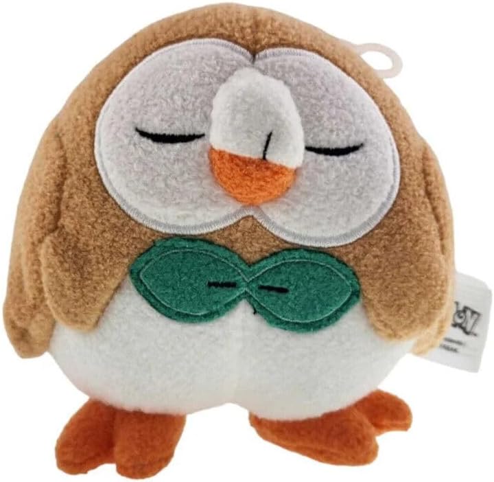 Pokemon Sleeping Plush - Rowlet 5inch PKW3151/PKW2779 — image 1