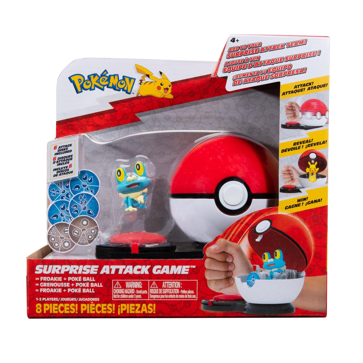 Pokemon Surprise Attack Game Froakie + Poke Ball PKW3167/PKW2724 — image 1