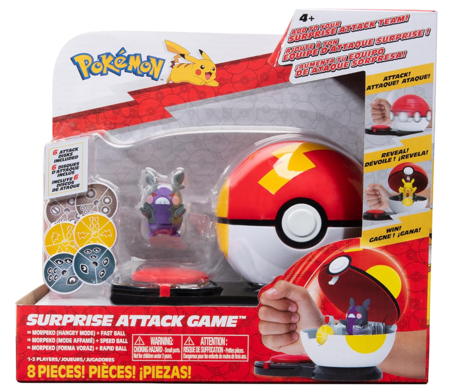 Pokemon Surprise Attack Game Morpeko + Fast Ball PKW3168/PKW2724 — image 1