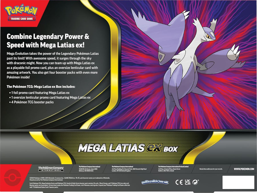 Pokemon TCG 2025 :Mega Latias ex Box 10-10130-108 — image 3