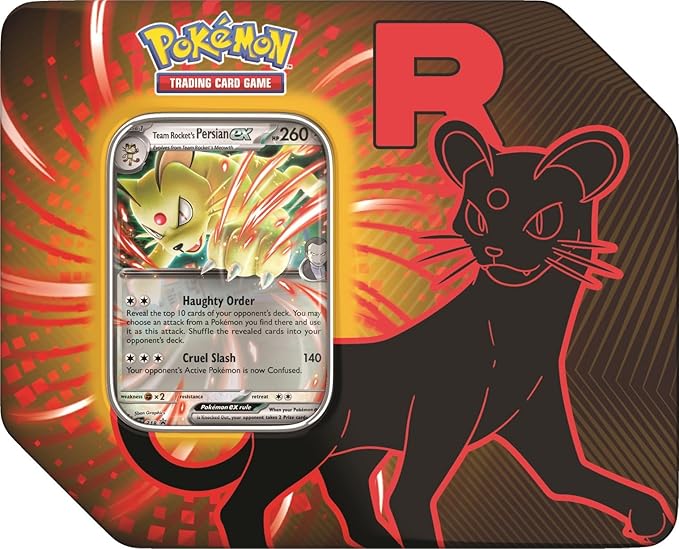 Pokemon TCG Fall Ex Tins Team Rocket 10 - 10135 - 101 - Colorland Toys