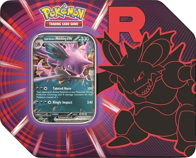 Pokemon TCG Fall Ex Tins Team Rocket 10 - 10135 - 101 - Colorland Toys