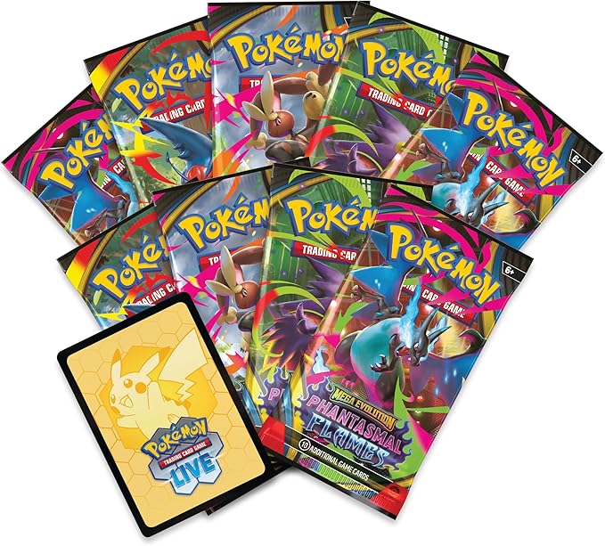 Pokemon TCG ME02 - Phantasmal Flames Elite Trainer Box 10 - 10186 - 101 - Colorland Toys