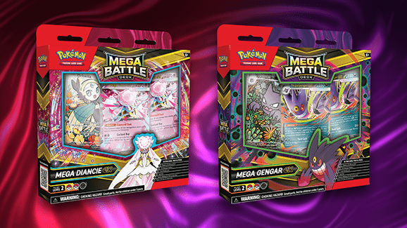 Pokemon TCG Mega Battle Decks Gengar EX or Diancie EX 10-10131-101 Assorted