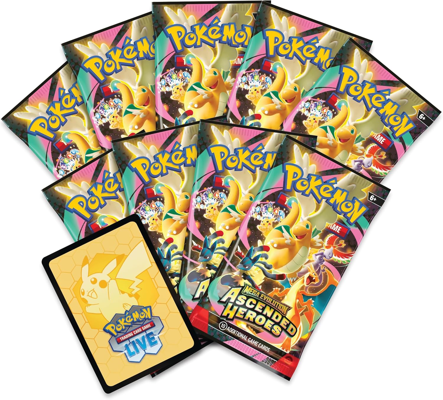 Pokémon TCG: Mega Evolution—Ascended Heroes Elite Trainer Box - Colorland Toys