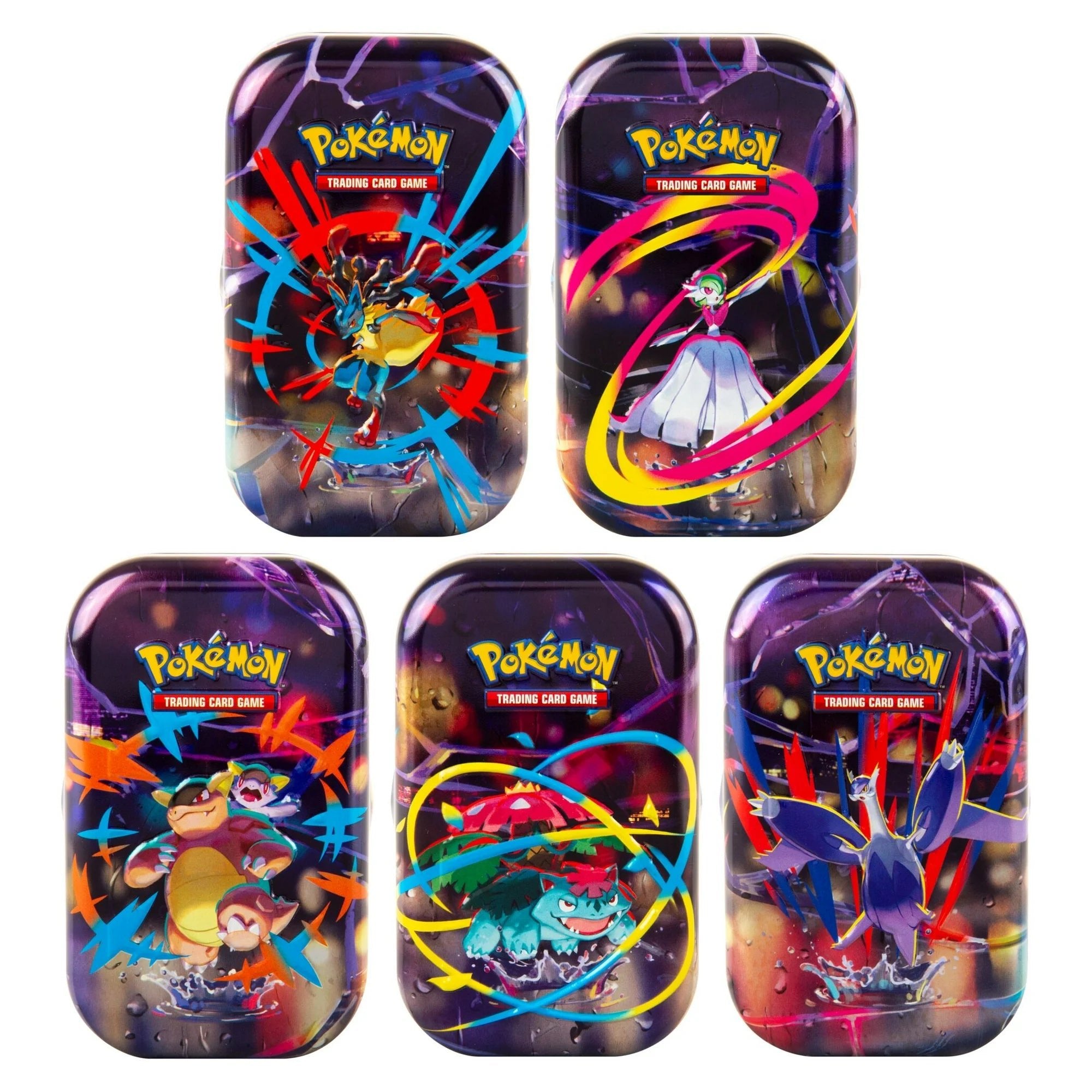 Pokemon TCG Mega Evolution Mini Tins - Asstd. 10 - 10031 - 132 - Colorland Toys