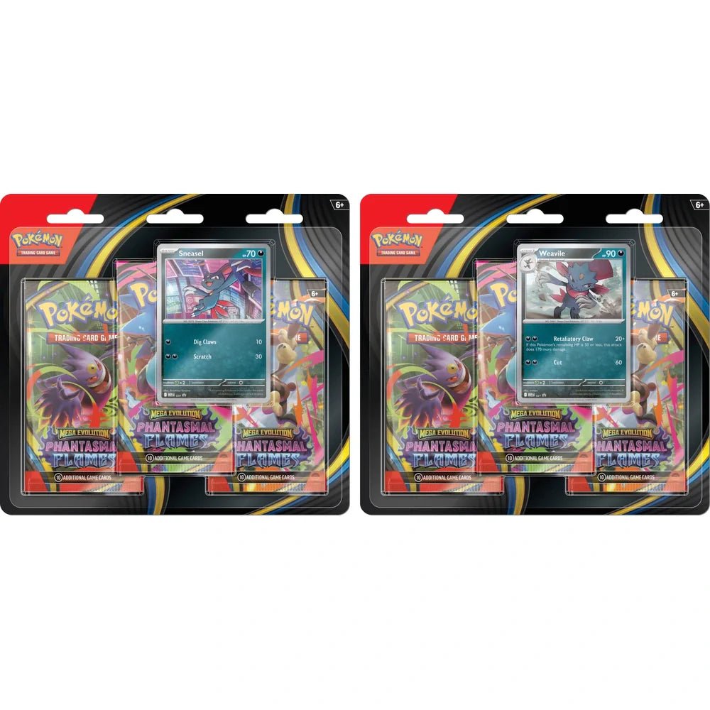 Pokémon TCG: Mega Evolution Phantasmal Flames Three-Booster Blister Pack — image 1