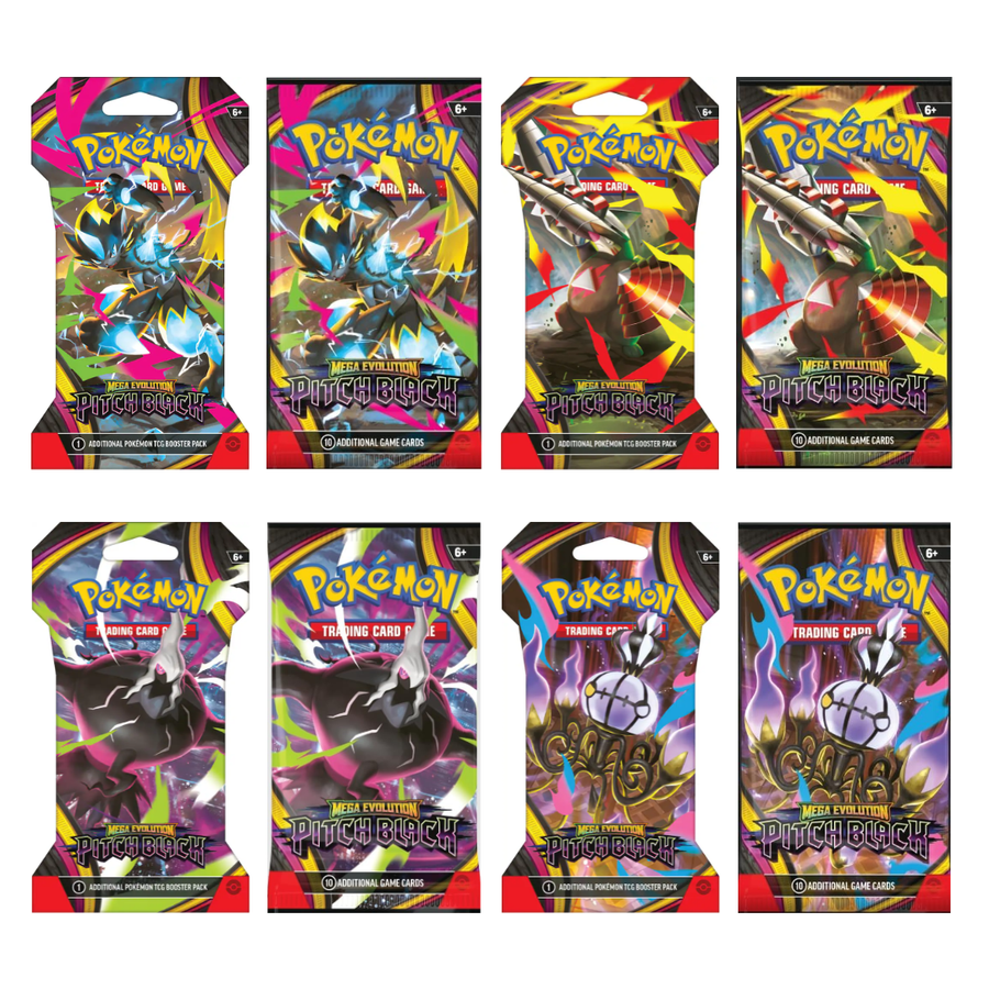 Pokémon TCG: Mega Evolution Pitch Black Sleeved Booster ME-05 — image 1