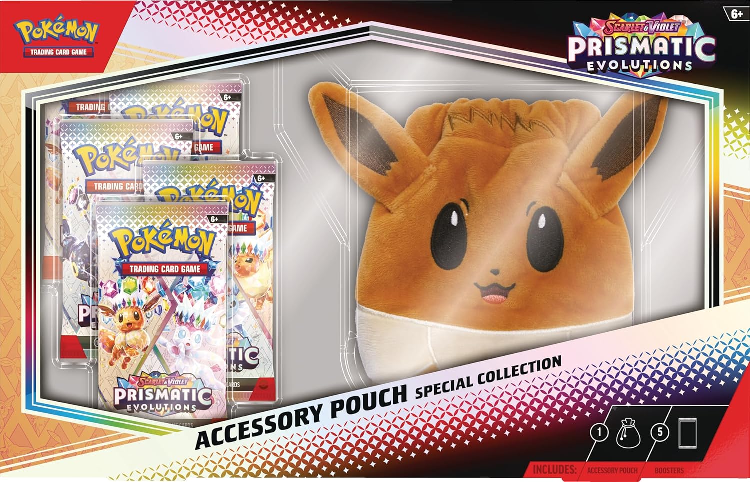 Pokemon TCG: Prismatic SV8.5 Accessory Pouch Collection 100 - 10101 - Colorland Toys