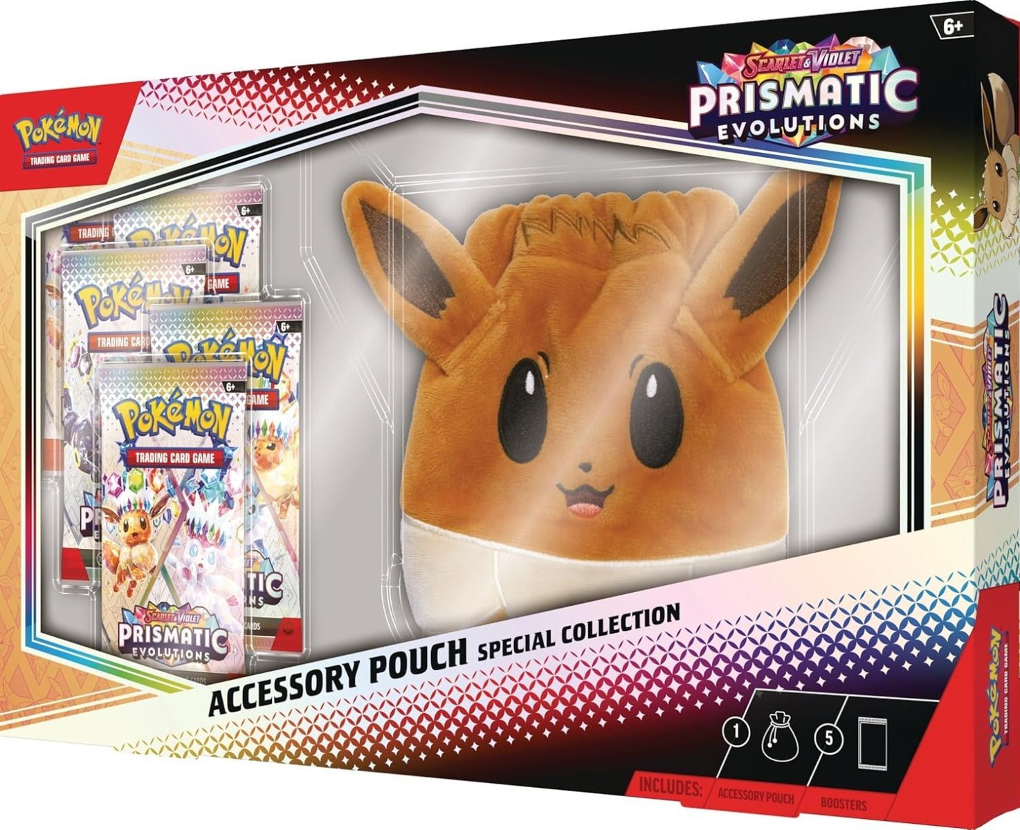 Pokemon TCG: Prismatic SV8.5 Accessory Pouch Collection 100 - 10101 - Colorland Toys