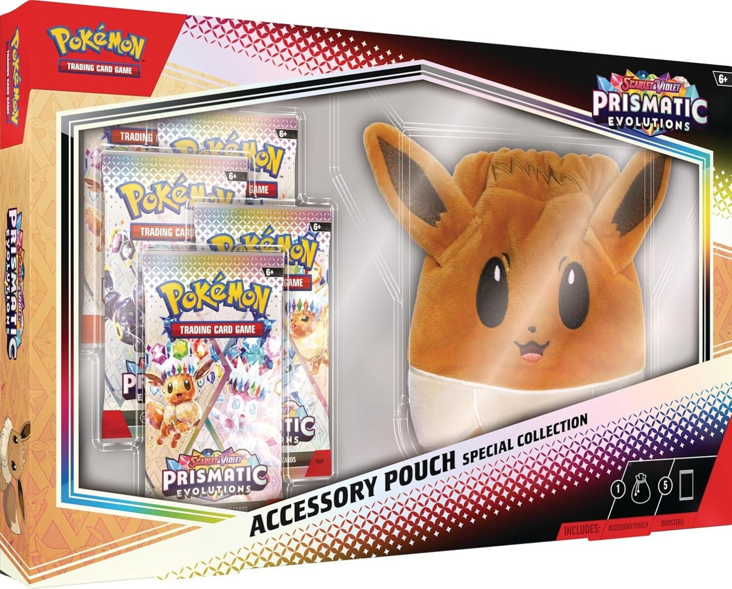 Pokemon TCG: Prismatic SV8.5 Accessory Pouch Collection 100 - 10101 - Colorland Toys