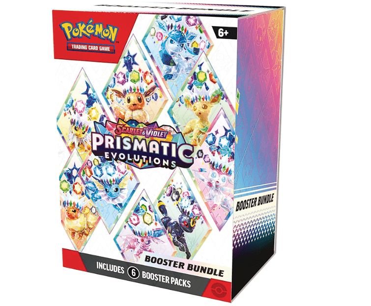 Pokemon TCG: Scarlet And Violet SV8.5 Prismatic Evolutions Booster Bundle 100 - 10113 - Colorland Toys