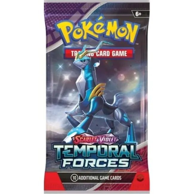 Pokemon TCG: Scarlet And Violet Temporal Forces Booster Pack - Colorland Toys