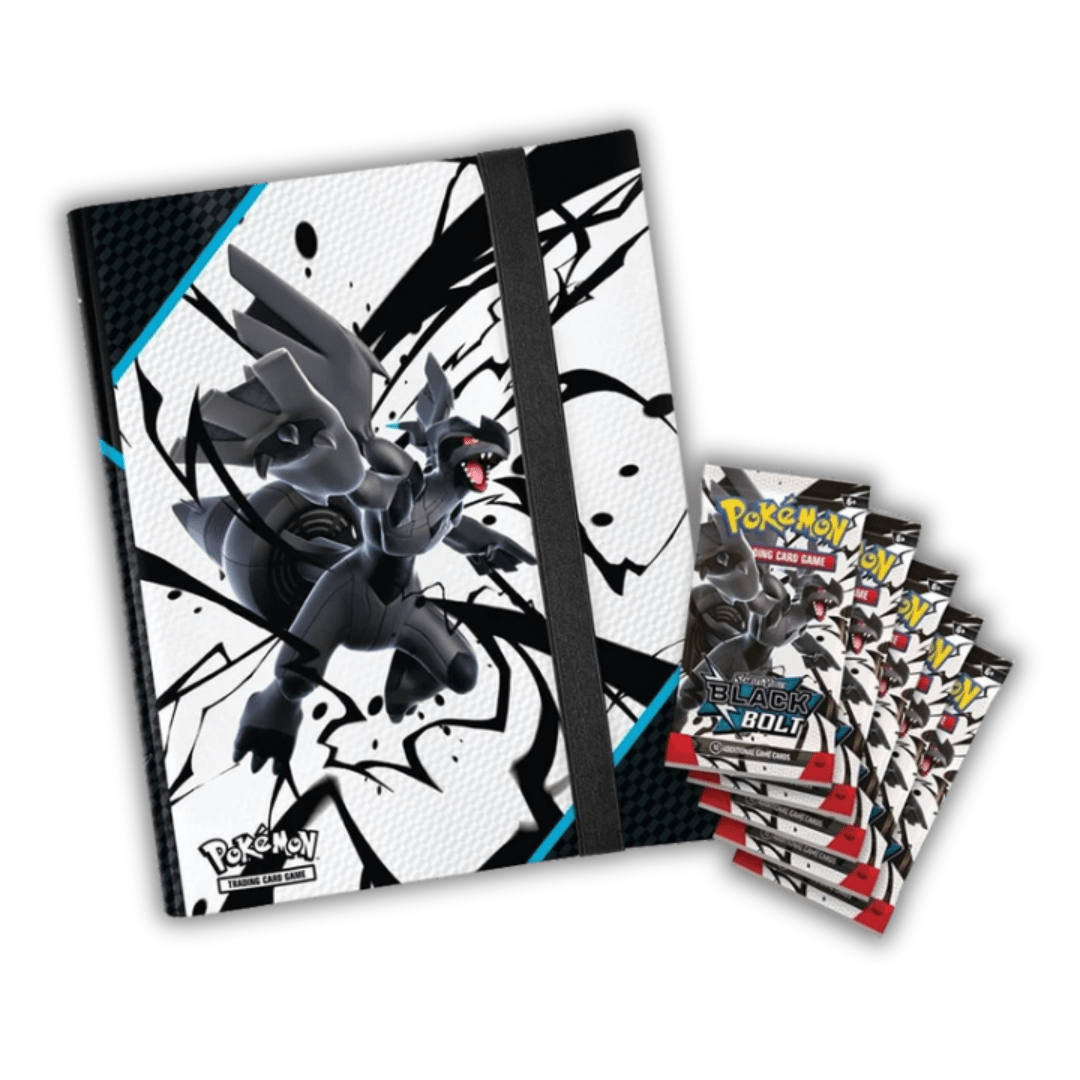 Pokemon TCG Scarlet & Violet 10.5 Black Bolt Binder Collection Zekrom 10 - 10039 - 112 - Colorland Toys