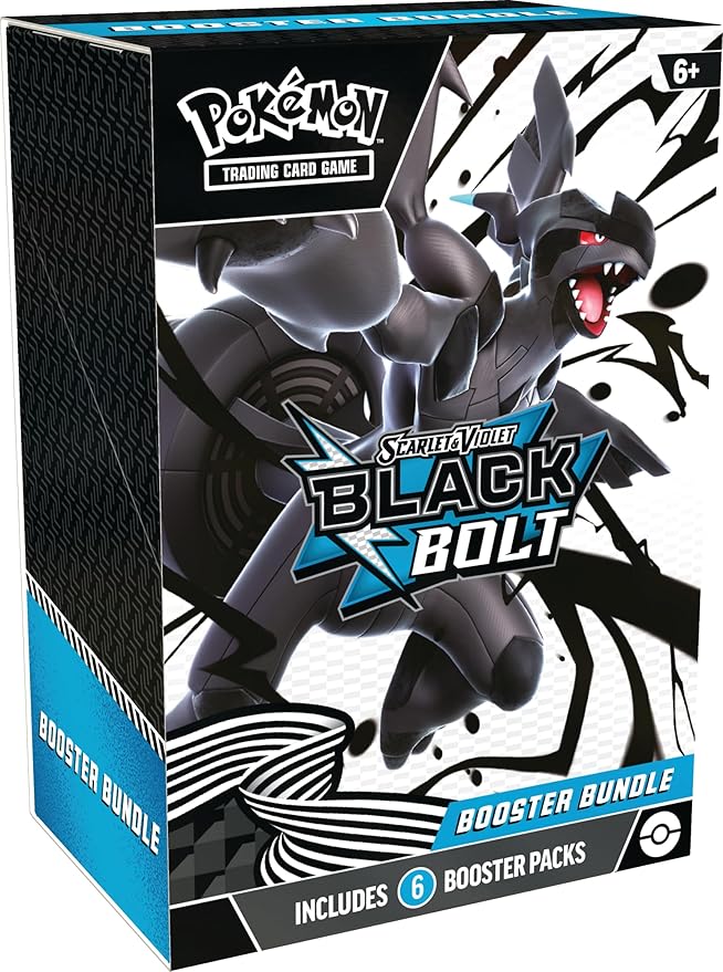 Pokemon TCG Scarlet & Violet 10.5 Black Bolt Binder Collection Zekrom 10 - 10039 - 112 - Colorland Toys