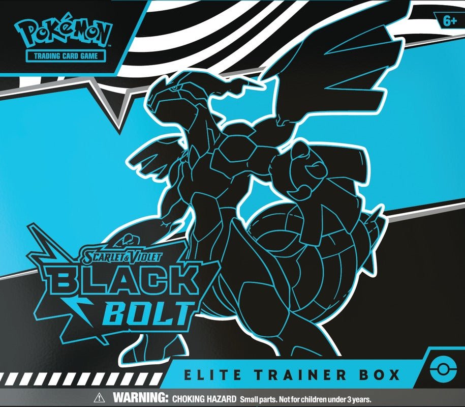 Pokemon TCG Scarlet & Violet 10.5 Black Bolt Elite Trainer Box Zekrom 10 - 10037 - 112 - Colorland Toys
