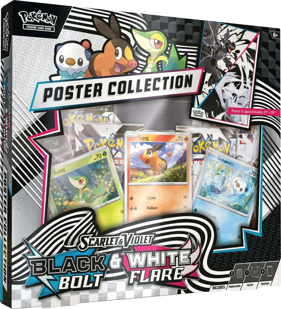 Pokemon TCG Scarlet & Violet 10.5 Black Bolt/White Flare Poster Collection 10-10040-101 — image 1