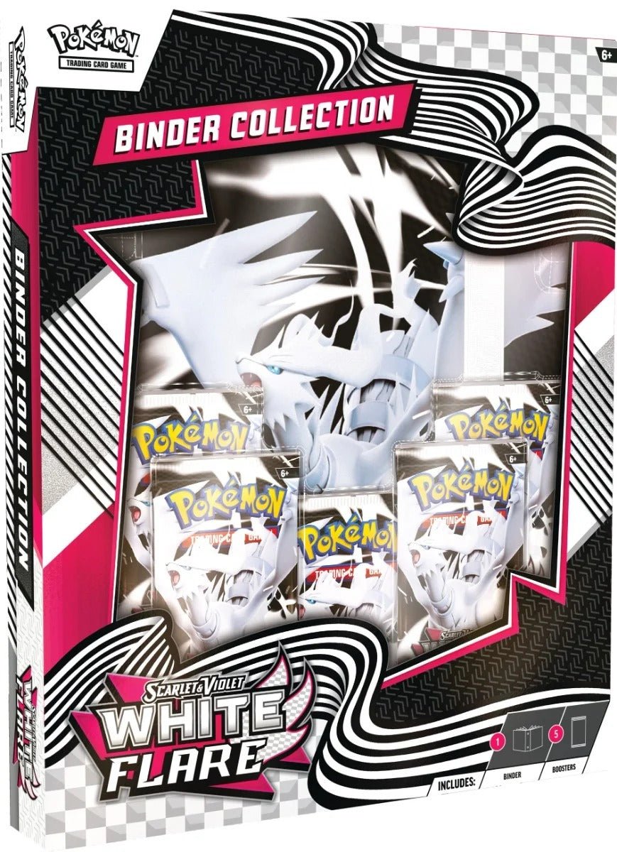 Pokemon TCG Scarlet & Violet 10.5 White Flare Binder Collection Reshiram 10-10039-107