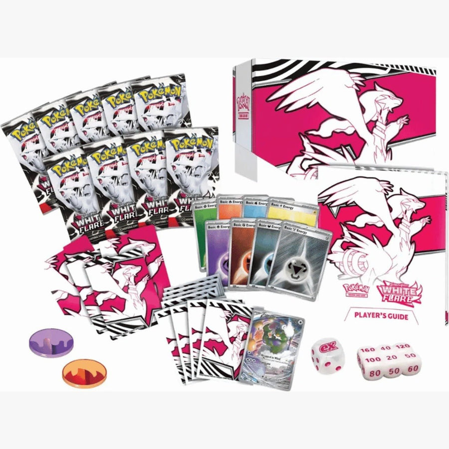 Pokemon TCG Scarlet & Violet 10.5 White Flare Elite Trainer Box Reshiram 10-10037-107