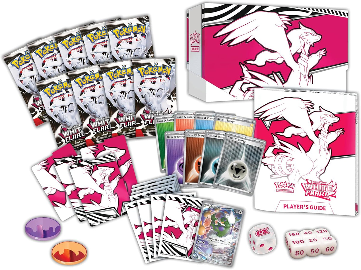 Pokemon TCG Scarlet & Violet 10.5 White Flare Elite Trainer Box Reshiram 10-10037-107 — image 2