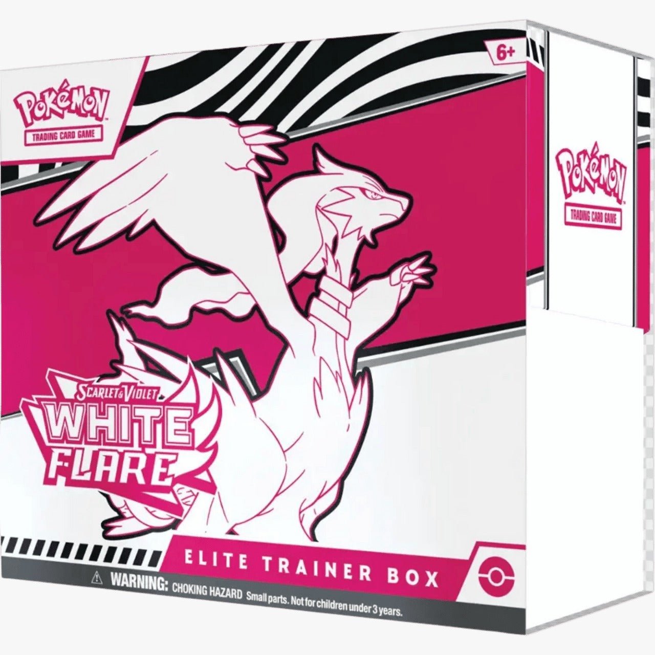 Pokemon TCG Scarlet & Violet 10.5 White Flare Elite Trainer Box Reshiram 10 - 10037 - 107 - Colorland Toys