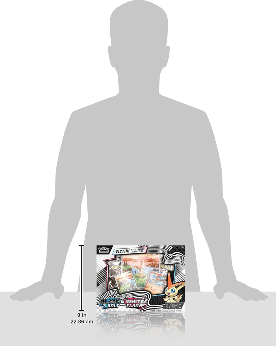 Pokémon TCG: Scarlet & Violet Black Bolt & White Flare – Victini Illustration Collection Box with 4 Booster Packs & Promo Cards — image 3