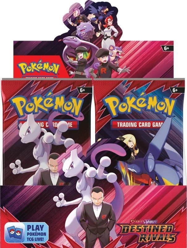 Pokemon TCG Scarlet & Violet Destined Rivals Booster Pack 10 - 10157 - 101 Assorted - Colorland Toys